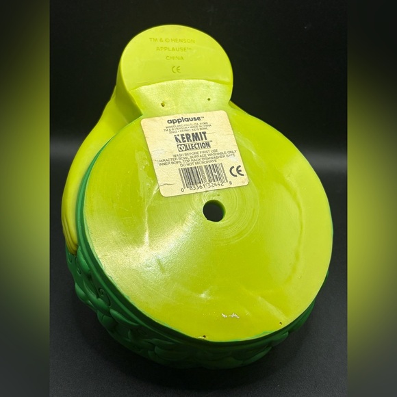 Vintage Applause Kermit Collection Kid’s Bowl Holder, Upcycle Trinket Dish - Picture 9 of 15